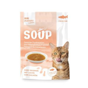 Soupe au saumon pour chat 50g