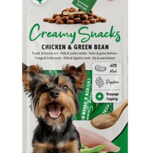 Chiens Creamy Snacks poulet/haricots verts pour chien