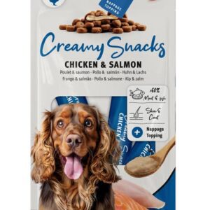 Chiens Creamy Snacks poulet/saumon pour chien