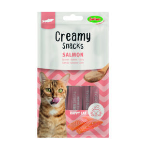 Chats Creamy Snacks au saumon Bubimex