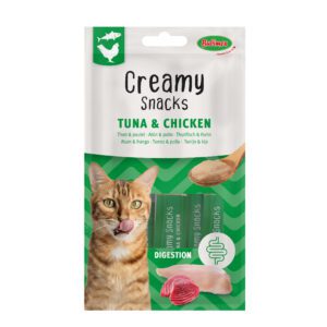 Creamy Snacks Digestion thon/poulet pour chat